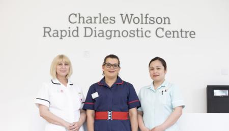 Oak Cancer Centre, Charles Wolfson Rapid Diagnostic Centre, Laura Asika, Michelle Ellis, Danisa Vedana